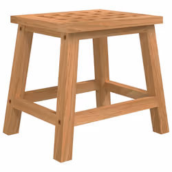 vidaXL Sgabello 29x22,5x22,5 cm in Legno Massello di Noce - Vista aggiuntiva 2