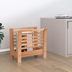 Vidaxl - Portariviste 40x26,5x38,5 cm in Legno Massello di Noce 73293