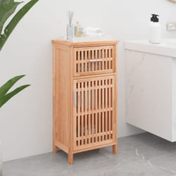 Armadietto da Bagno 42x29x82 cm in Legno Massello di Nocecod mxl 126177