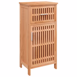Armadietto da Bagno 42x29x82 cm in Legno Massello di Nocecod mxl 126177