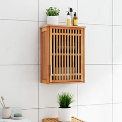Vidaxl - Armadietto da Bagno a Parete 42x23x60 cm Legno Massello di Noce 60407