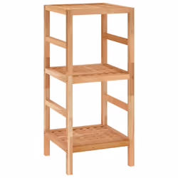 Scaffale da Bagno 35,5x35,5x79 cm in Legno Massello di Nocecod mxl 128660 - Vista aggiuntiva 2