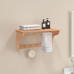 Portasciugamani 60x30x35 cm in Legno Massello di Noce Vidaxl 16972