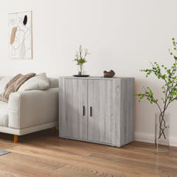 vidaXL Credenza Grigio Sonoma 80x33x70 cm in Legno Multistrato