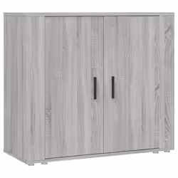 vidaXL Credenza Grigio Sonoma 80x33x70 cm in Legno Multistrato - Vista aggiuntiva 2