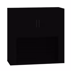 vidaXL Mobile a Parete Nero 80x33x80 cm in Legno Multistrato - Vista aggiuntiva 2