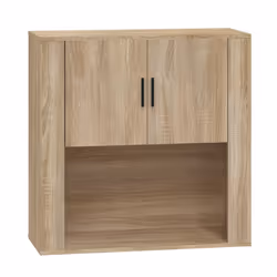 vidaXL Armadietto a Muro Rovere Sonoma 80x33x80 cm Legno Multistrato - Vista aggiuntiva 2