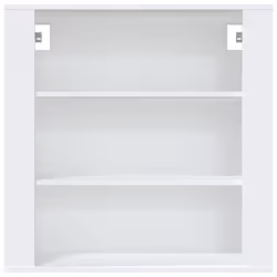 vidaXL Mobile a Parete Bianco 80x33x80 cm in Legno Multistrato - Vista aggiuntiva 3
