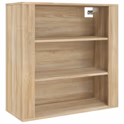 vidaXL Armadietto a Muro Rovere Sonoma 80x33x80 cm Legno Multistrato - Vista aggiuntiva 2