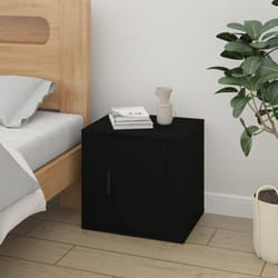 Vidaxl - Comodino da Camera da Letto, Tavolino da notte Nera 50x39x47 cm