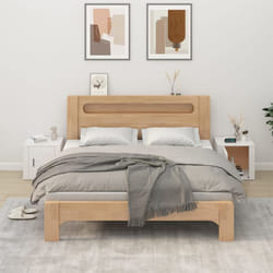 Vidaxl - Comodini 2 pz in Bianco Lucido 50x39x47 cm