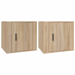 vidaXL Comodini 2 pz Rovere Sonoma 50x39x47 cm - Vista aggiuntiva 2
