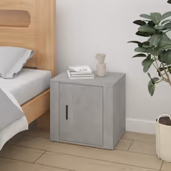 vidaXL Comodini 2 pz Grigio Cemento 50x39x47 cm - Vista aggiuntiva 3