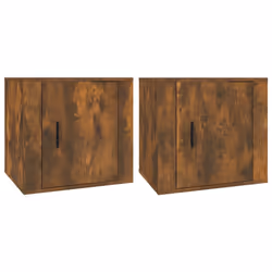 vidaXL Comodini 2pz Rovere Fumo 50x39x47 cm - Vista aggiuntiva 2
