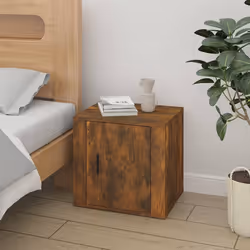 vidaXL Comodini 2pz Rovere Fumo 50x39x47 cm - Vista aggiuntiva 3