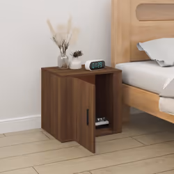vidaXL Comodino Rovere Marrone 50x39x47 cm - Vista aggiuntiva 3
