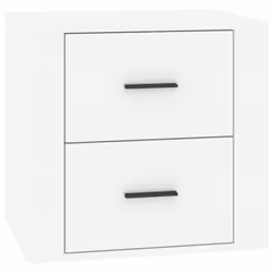 vidaXL Comodino Bianco Lucido 50x39x47 cm - Vista aggiuntiva 2