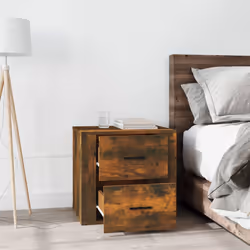 vidaXL Comodino Rovere Fumo 50x39x47 cm - Vista aggiuntiva 3