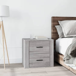 vidaXL Comodino Grigio Sonoma 50x39x47 cm