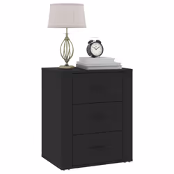 VidaXL 816713 comodino Nero - Vista aggiuntiva 4