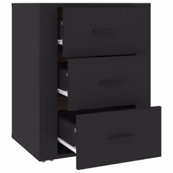 VidaXL 816713 comodino Nero - Vista aggiuntiva 6