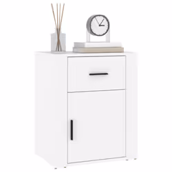 VidaXL 816720 comodino Bianco - Vista aggiuntiva 4