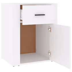 VidaXL 816720 comodino Bianco - Vista aggiuntiva 7