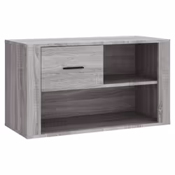 vidaXL Scarpiera Grigio Sonoma 80x35x45 cm in Legno Multistrato - Vista aggiuntiva 2