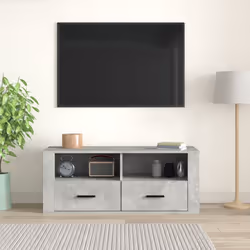 vidaXL Mobile per TV Grigio Cemento 100x35x40 cm Legno Multistrato - Vista aggiuntiva 3