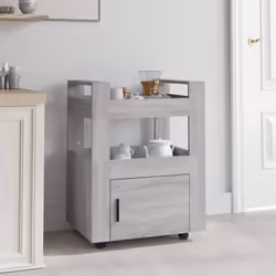 Con questo spazioso carrello da cucina, potete sistemare facilmente i detriti per rendere la vostra cucina ordinata in un ist ...