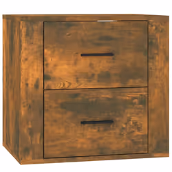 vidaXL Comodino a Muro Rovere Fumo 50x36x47 cm - Vista aggiuntiva 2