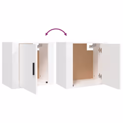 VidaXL 816865 comodino Bianco - Vista aggiuntiva 8