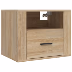 vidaXL Comodino a Muro Rovere Sonoma 50x36x40 cm - Vista aggiuntiva 2