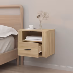 vidaXL Comodino a Muro Rovere Sonoma 50x36x40 cm - Vista aggiuntiva 3