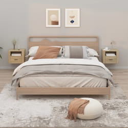 vidaXL Comodini a Muro 2 pz Rovere Sonoma 50x36x40 cm