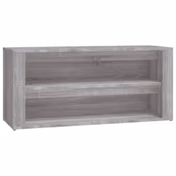 vidaXL Scarpiera Grigio Sonoma 100x35x45 cm in Legno Multistrato - Vista aggiuntiva 2