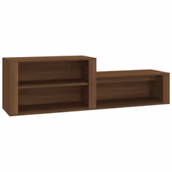 vidaXL Scarpiera Rovere Marrone 150x35x45 cm in Legno Multistrato - Vista aggiuntiva 2