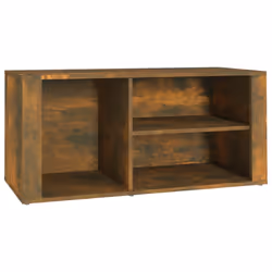 vidaXL Scarpiera Rovere Fumo 100x35x45 cm in Legno Multistrato - Vista aggiuntiva 2