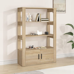 vidaXL Credenza Rovere Sonoma 80x30x119,5 cm in Legno Multistrato