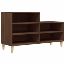vidaXL Scarpiera Rovere Marrone 102x36x60 cm in Legno Multistrato - Vista aggiuntiva 2