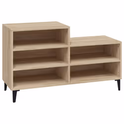 vidaXL Scarpiera Rovere Sonoma 102x36x60 cm in Legno Multistrato - Vista aggiuntiva 2