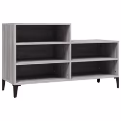 vidaXL Scarpiera Grigio Sonoma 102x36x60 cm in Legno Multistrato - Vista aggiuntiva 2