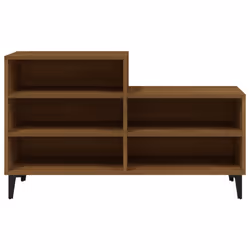 vidaXL Scarpiera Rovere Marrone 102x36x60 cm in Legno Multistrato - Vista aggiuntiva 3