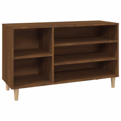 vidaXL Scarpiera Rovere Marrone 102x36x60 cm in Legno Multistrato - Vista aggiuntiva 2