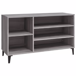 vidaXL Scarpiera Grigio Sonoma 102x36x60 cm in Legno Multistrato - Vista aggiuntiva 2