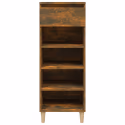 vidaXL Scarpiera Rovere Fumo 40x36x105 cm in Legno Multistrato - Vista aggiuntiva 3