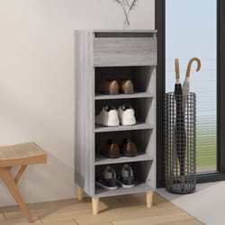 Vidaxl - Scarpiera Grigio Sonoma 40x36x105 cm in Legno Multistrato
