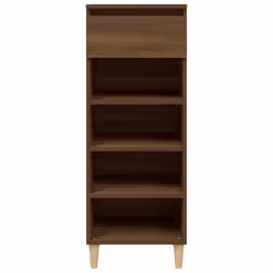 vidaXL Scarpiera Rovere Marrone 40x36x105 cm in Legno Multistrato - Vista aggiuntiva 3