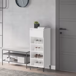 Tenete le vostre scarpe in ordine per creare un ambiente ordinato con questa elegante scarpiera! Materiale resistente: Il leg ...