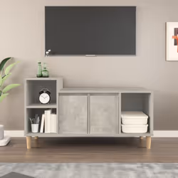 Questo classico mobile porta TV è un'aggiunta sia pratica che accattivante per i vostri interni. Material robusto: Il legno m ...